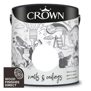 Crown Walls and Ceilings Matt Emulsion Paint - 2.5L & 5L - Free P&P - Picture 1 of 85