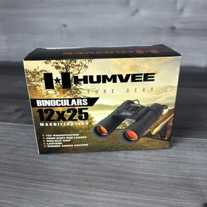 Humvee Binocular 12x25 DCF 96m/1000m Black - Picture 1 of 7