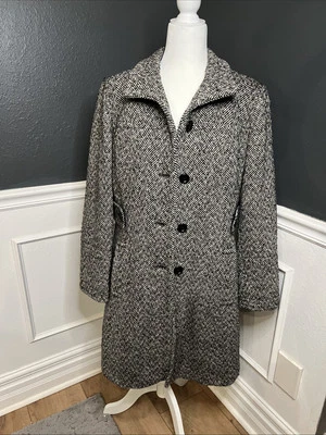 Abrigo Worthington Pea mezcla lana, talla grande Foto 1 de 4