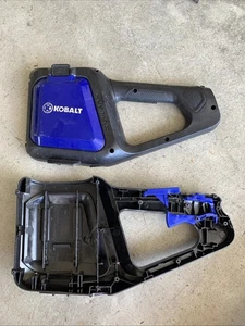 PART OUT! Blue Upper Cover Shield - Kobalt KST 120X-06 40v Max String Trimmer - Picture 1 of 10