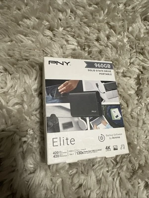 PNY Elite 960GB Portable External SSD ,Brand New. - Image 1 of 4