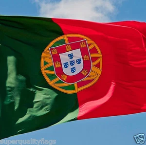 PORTUGAL PORTUGESE FLAG NEW 3x5 ft better quality usa seller - Picture 1 of 3