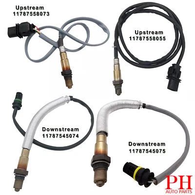 Sensor de oxígeno O2 4 piezas para BMW 128i 2008-2013 328i 2007-2013 X3 X5 2007-2010 3,0 L Foto 1 de 4