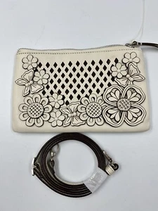 Brighton Cream Off White Britta Trivoli  pouch Crossbody - Picture 1 of 4
