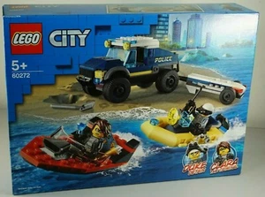 LEGO CITY Set Playset Police Elite Police Boat Transport Tuck 4X4 Duke Detain 60272  - Foto 1 di 8