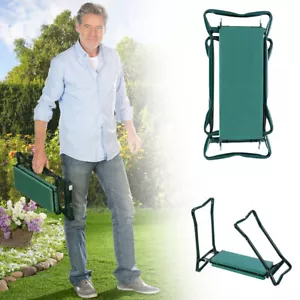 Kniebank Gartenkniebank XXL Kniesitzbank Sitzbank Stühle Gartenhocker 2 in 1 - Bild 1 von 9