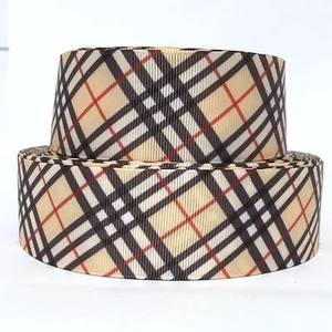 GROSGRAIN RIBBON 5/8", 7/8", 1.5", 3" Stripes Christmas Printed Combine Shipping - Picture 1 of 1