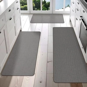 Küchenteppiche 3er Set Rutschfeste Anti Ermüdung Küchenmatten für Boden 17”x59”+17... - Bild 1 von 8