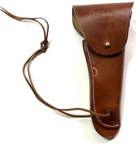 WWII US USMC MARINE M1924 m1911 M1911A1 COLT .45 PISTOL HOLSTER-USMC MARKED - Picture 1 of 3