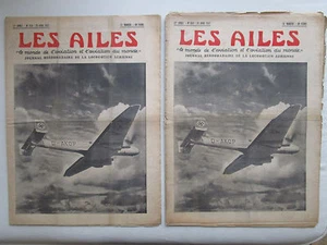 AILES 1937 828 JU-86 ROSSI AUTOGIRE MUNARET SPARTAN SWISSAIR MIGNET POU ZLIN - Picture 1 of 6