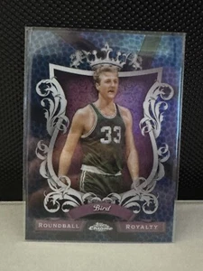 2024 Topps Chrome Roundball Royalty Larry Bird RR-1 Blue Basketball Refractor - Picture 1 of 6