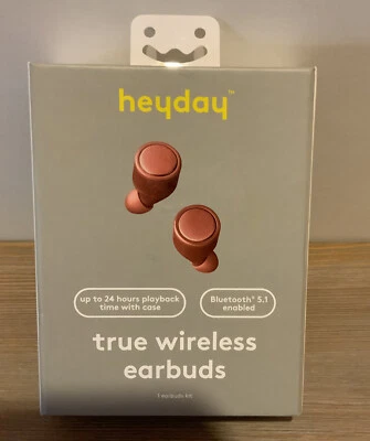 🌍 Heyday True Wireless Earbuds Bluetooth 5.1 Enabled,New ‼️ - Image 1 of 4