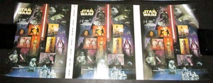 USA Scott # 4143 Star Wars UNCUT Press Sheet 3 Panes US Stamps - Picture 1 of 3