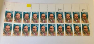 USPS 1988 Scott #2371 22-cent James Weldon Johnson Black Heritage Block of 20 - Picture 1 of 1
