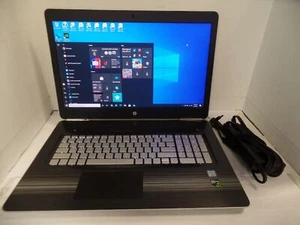 17" HP Pavilion 17T-AB200 CTO 2.80GHz i7-770HQ 16GB/128GB SSD+2TB/GTX 1050 AS-IS - Picture 1 of 12