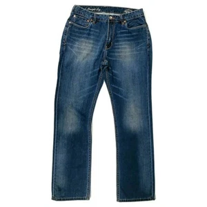 Tommy Bahama Jeans Pants 36x 34 Denim Standard Straight Leg Fit Faded Dark Blue - Picture 1 of 6