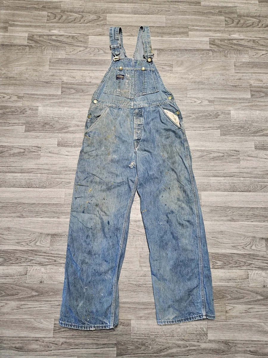 70’s Vintage OSHKOSH Denim Coverall:40R 70's Vintage OSHKOSH Denim Coverall:40R Vintage 60s-70s Osh