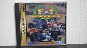 F-1 Live Information NTSC-J (Sega Saturn, 1995)