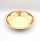 Vintage Grindley cream orange floral ceramic serving decorative bowl