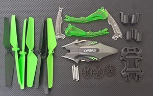 Dromida Ominus Q100 Canopy, Wings Frame, Battery Hold, Propeller, Geart, etc. - Picture 1 of 8