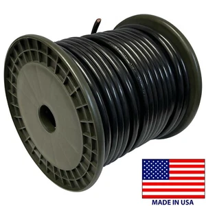 50 FT Black 6 AWG Gauge Bulk Battery Cable Switch Starter & Ground 100% Copper - Picture 1 of 8