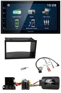 Kenwood 2DIN Bluetooth Lenkrad USB DAB Autoradio für VW Golf 4 Polo Passat ISO - Bild 1 von 9