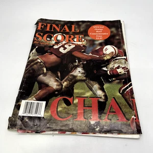 RARE Final Score Magazine 1995 Nebraska Miami Orange Bowl Commemorative Issue - Picture 1 of 5