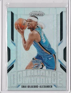 2024-25 NBA PRIZM Shai Gilgeous-Alexander Dominance Silver Prizm - Bild 1 von 2