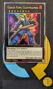 MP24-EN034 Coach King Giantrainer Quarter Century Secret Rare YuGiOh - Picture 1 of 3
