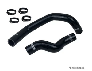 Mangueras de refrigerante de radiador P2M negras de 4 capas con abrazaderas para 180sx 240sx S13 S14 SR20DET - Imagen 1 de 1