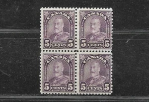 CANADA STAMPS #169 BLOCK OF 4 (NH) FROM 1930-31 - Picture 1 of 2