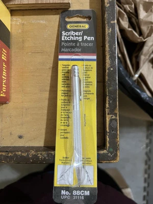 Pluma de tungsteno General Carbide Point Scriber con grabado magnético 88 cm Foto 1 de 4
