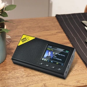 DAB / DAB+ Digital Radio Portable with FM Rechargeable Battery Bluetooth Speaker - Picture 1 of 12
