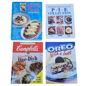 Lot: 4 Cookbooks: Pie Collection Oreo W A Twist Campbells One-Dish Recipes Etc - Picture 1 of 18
