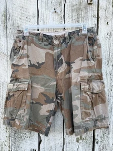 Pantalones Cortos Carga American Eagle Outfitters Camuflados Talla 33 Para Hombres Informales Cordón Cremallera - Imagen 1 de 8