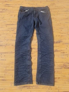 Rogue State Mens Moto Jeans Regular Straight 36×33 Med Wash Pants - Picture 1 of 11