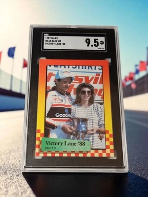 🔥Dale & Teresa Earnhardt Victory Lane 1989 Maxx Racing #148 SGC MINT 9.5 - Image 1 of 2