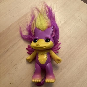 Talon Large Zelf Pink & Yellow Troll Toy Figure - Picture 1 of 5