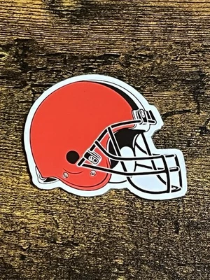 Logotipo del equipo de fútbol americano de la NFL Cleveland Browns imán troquelado imán de refrigerador Foto 1 de 3