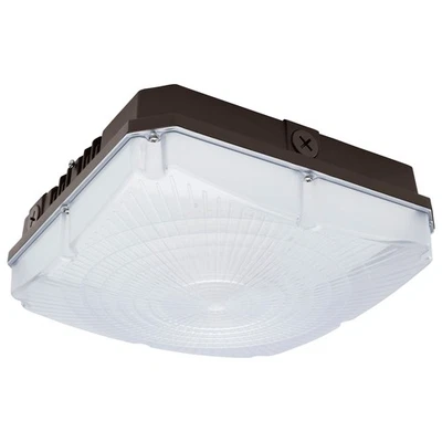 Nuvo Lighting 65/983 11"W Flush Mount Square Outdoor Ceiling - Bronze - Image 1 of 4