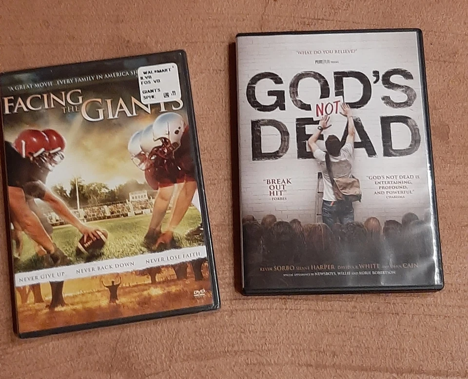 2 DVD God's Not Dead and Facing The Giants - Image 1 of 1