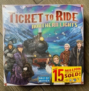 TICKET TO RIDE NORTHERN LIGHTS SCANDANAVIAN IMPORT EDITION inc ENGLISH RULES - Picture 1 of 3