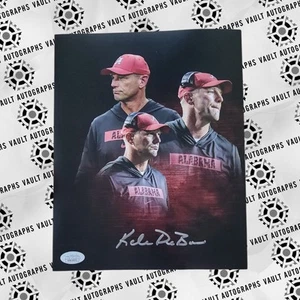 Kalen Deboer Signed 8x10 Photo Alabama Crimson Tide Football Roll Tide JSA COA - Picture 1 of 1