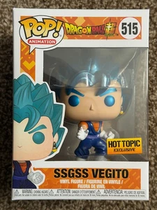 Funko Pop! Dragon Ball Super SSGSS Vegito tema caldo metallizzato con protezione 0,5 mm - Foto 1 di 7