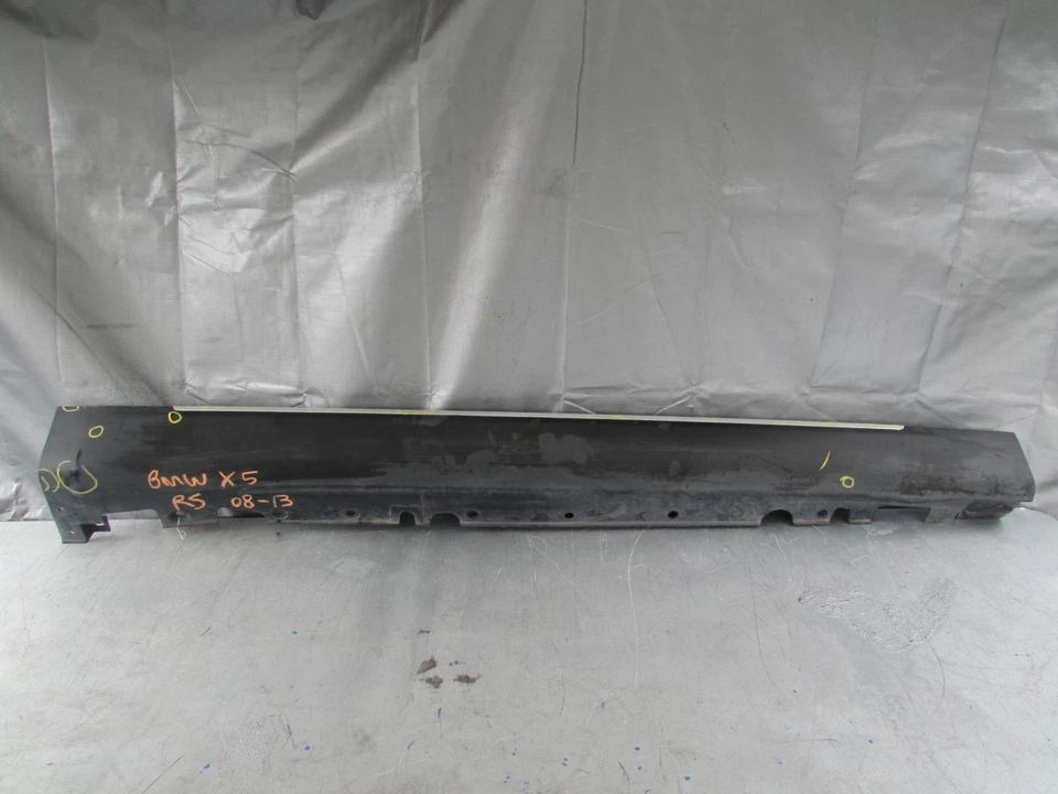 BMW X5 2007-2013 pasajero derecho faldón paso basculante panel moldura cubierta OEM Foto 1 de 4
