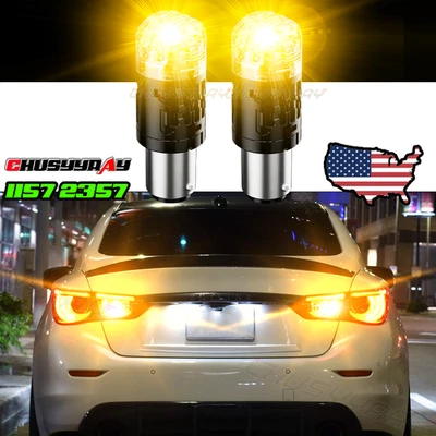 2X 1157 2357 LED intermitente DRL bombilla para Hyundai Genesis 2009-2016 Foto 1 de 4