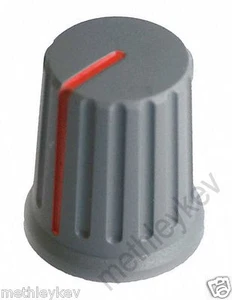 PIONEER HIGH EQ KNOB DJM300 DJM500 DJM600 GREY WITH RED STRIPE DAA1187 NEW - Picture 1 of 1