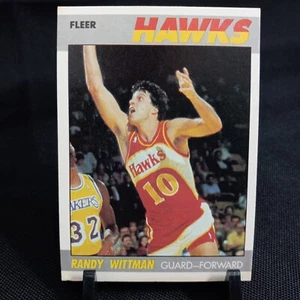 Randy Wittman 1987 Fleer NBA Basketball Card #126 (1A23) - Picture 1 of 3