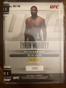 2021 Panini UFC Instant Access History of Champions 24 Card Set 1/325 Sick CList - Picture 1 of 3