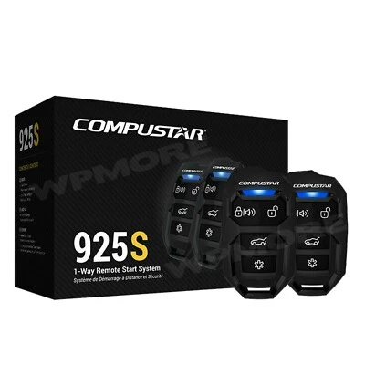 Compustar CS925-S 1-Way 1500-FT Range Remote Start Keyless Entry System CS920-S - Image 1 of 4